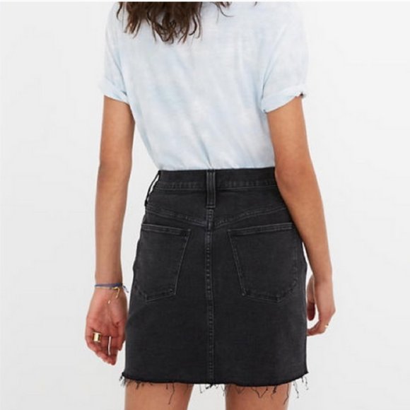 MADEWELL | Stretch Denim Mini Skirt, Ashcraft Wash - Picture 2 of 5
